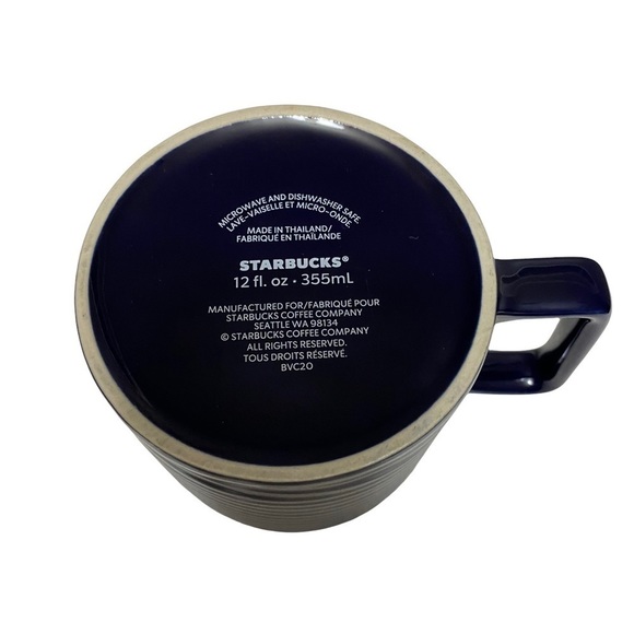 STARBUCKS | Luster Swirl Blue Mug Holographic Type Coffee Tea Water Cup - Picture 3 of 3